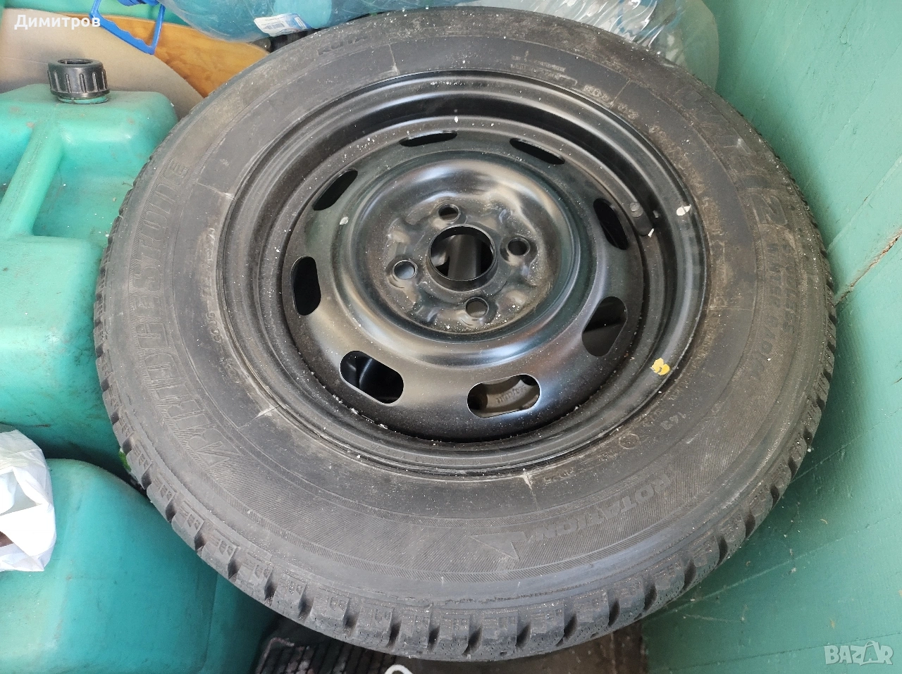 Резервна джанта с гума за японски коли, снимка 1