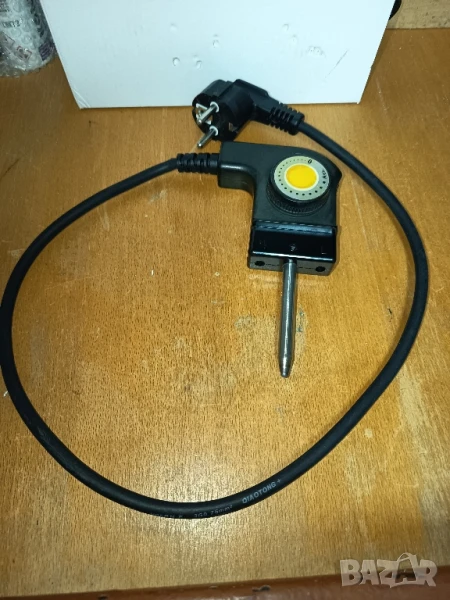 Захранващ кабел с терморегулатор за скари и грилове, снимка 1