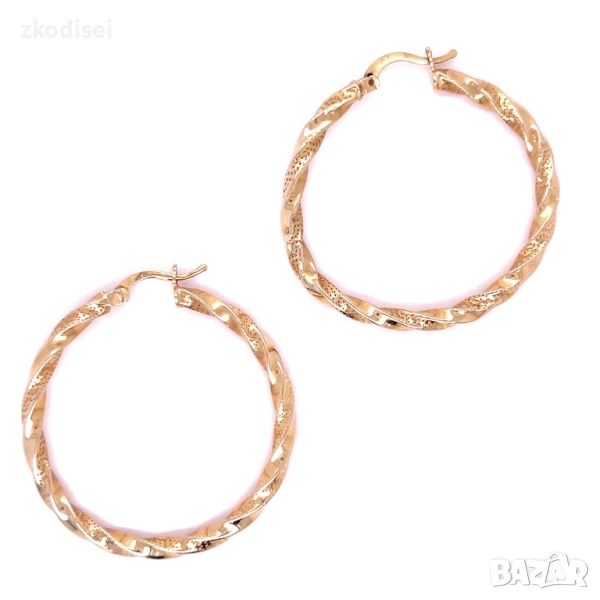 Златни обеци 5,42гр. 14кр. проба:585 модел:33757-1, снимка 1