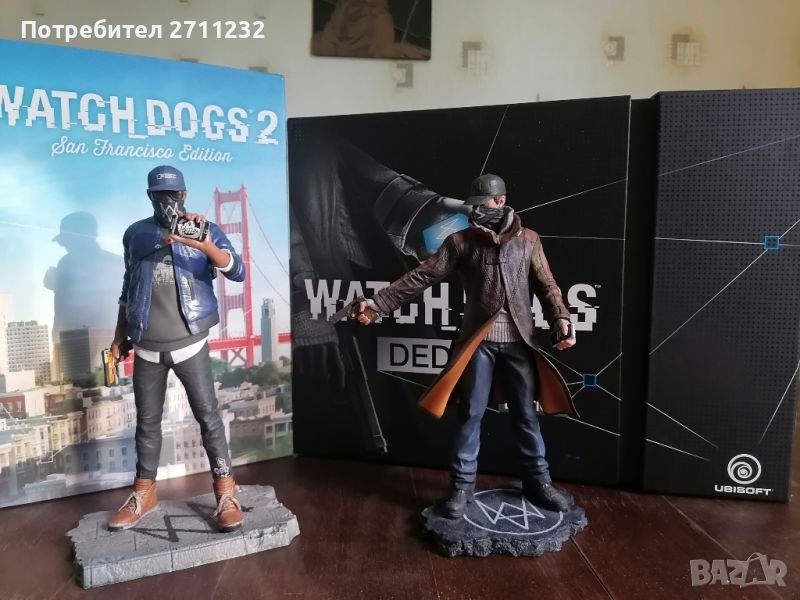 Watchdogs 1 и 2 колекционерски издания PS4, снимка 1