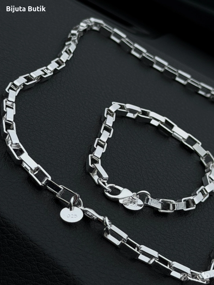 Сребърен Комплект Кубове, снимка 1