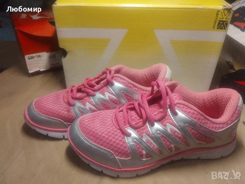 Дамски обувки за бягане Фитнес KARRIMOR Duma Run Pink Silver, снимка 1
