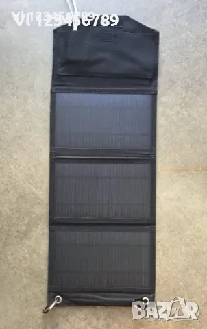 Сгъваем соларен панел, 21 Вт, директно зареждане от слънцето, снимка 1