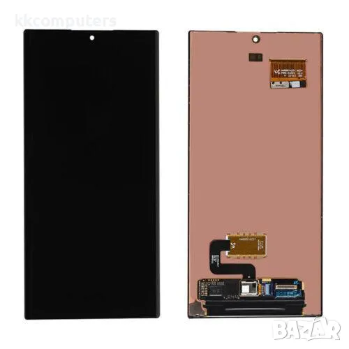 LCD Дисплей за Samsung SM-S908F S22 Ultra / GH82-27488A / 27489A / Тъч скрийн / Без рамка / Черен / , снимка 1