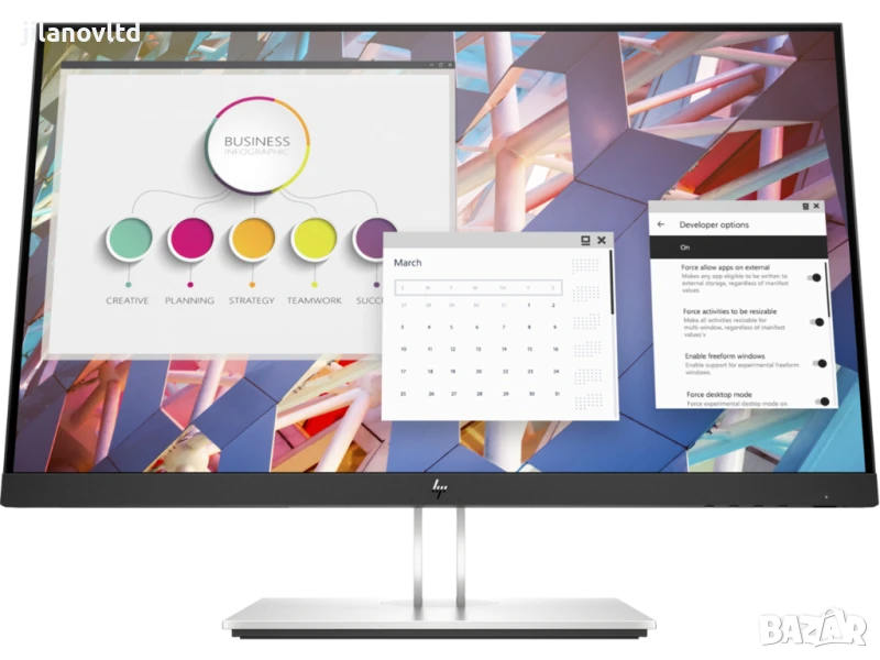 Монитор HP E24 G4 1920x1080 с 12 месеца гаранция, снимка 1