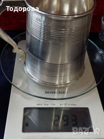 Лот Сребърни чаши,солидно Сребро проба 925-800, снимка 11 - Чаши - 52167733