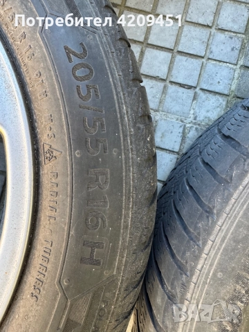 Оригинални джанти за Шкода 16 цола 5х100 със зимни гуми, снимка 3 - Гуми и джанти - 52429816