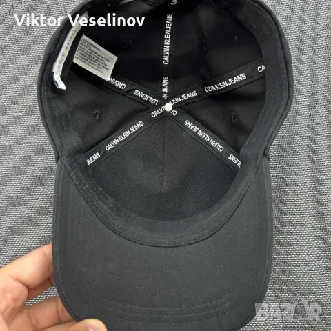 Оригинална Calvin Klein Шапка с козирка Черна One Size, снимка 3 - Шапки - 50257704