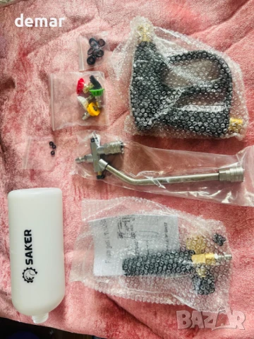 Аксесоар с двоен конектор за Saker Snow Foam Cannon за водоструйка под налягане, с 5 дюзи, снимка 10 - Други стоки за дома - 50766120