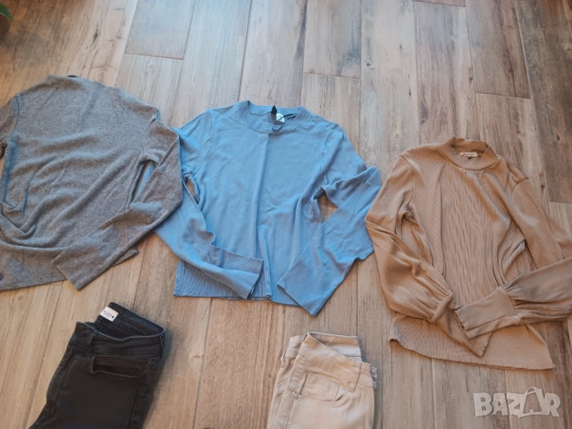 Stradivarius спортно-елегантен сет, снимка 2 - Блузи с дълъг ръкав и пуловери - 53596898