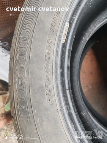 Летни гуми Sumitomo 235/60/18, снимка 5 - Гуми и джанти - 54273672