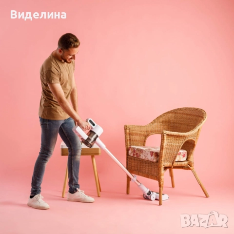 Безжична прахосмукачка Solac Turbobat Power - С HEPA филтър и LED четка, снимка 6 - Прахосмукачки - 52939261