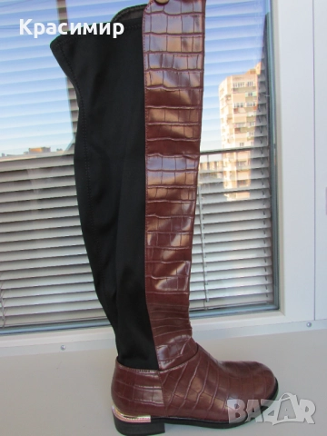 Дамски високи ботуши Wallis, снимка 11 - Дамски ботуши - 51736409