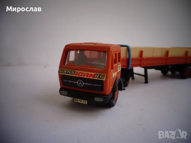  KIBRI H0 1/87 MERCEDES BENZ КАМИОН МОДЕЛ ИГРАЧКА КОЛИЧКА, снимка 2 - Колекции - 47773365