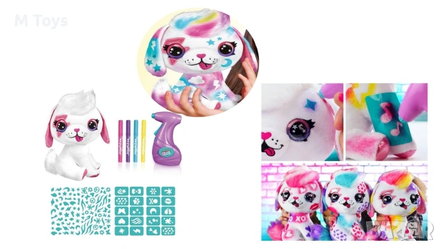 Плюшено кученце за оцветяване, снимка 2 - Плюшени играчки - 54048055