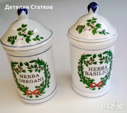 Ретро керамични бурканчета за подправки