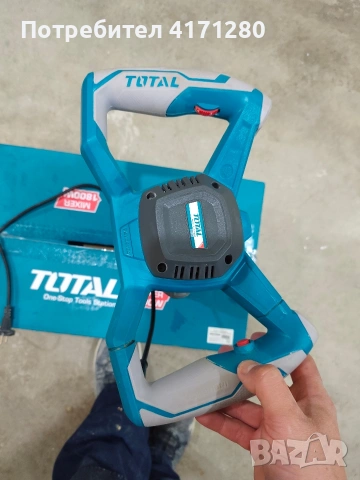 Продавам двоен строителен миксер TOTAL 1800 w за 75 евро, снимка 3 - Други инструменти - 53999519