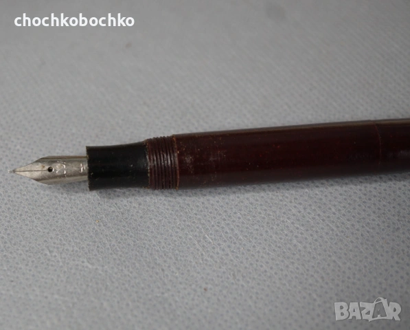 Калинка Стара бакелитена писалка с кутия капачка с калинка, снимка 3 - Други ценни предмети - 53019827