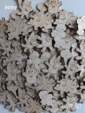 Дървени фигурки за оцветяване Стич, снимка 5 - Фигурки - 50400692