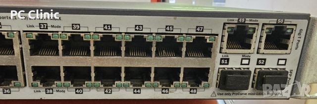 HP ProCurve | Управляем Суич 48 порта | Managed Switch HP 2610-48-PWR | J9089A | с 6 месеца гаранция, снимка 7 - Суичове - 45282135