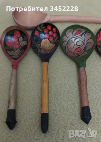 сувенири хохлома Русия 7 броя за ценители , снимка 4 - Антикварни и старинни предмети - 52777134