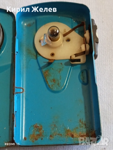 Винтидж метален фенер от соца рядък за КОЛЕКЦИЯ ДЕКОРАЦИЯ 49038, снимка 6 - Други ценни предмети - 52264124