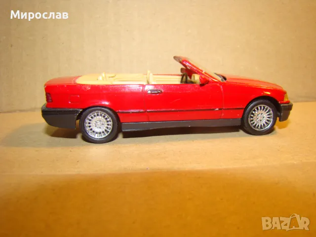 1:43 SOLIDO BMW 3 КАБРИО МОДЕЛ КОЛИЧКА ИГРАЧКА, снимка 4 - Колекции - 48355502