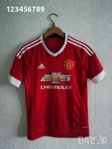 Manchester United Rooney Adidas оригинална тениска фланелка екип Рууни Манчестър Юнайтед , снимка 2 - Тениски - 53623191