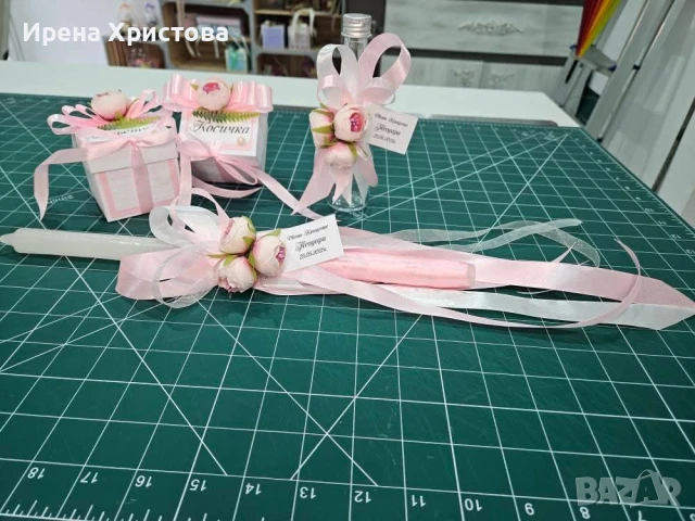 Комплект за кръщене, снимка 8 - Декорация - 51235985