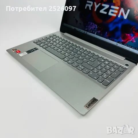 Lenovo IdeaPad 3 Gen 5/15,6” FHD IPS/Ryzen 5 4500U 4.00GHz, снимка 4 - Лаптопи за работа - 46966594