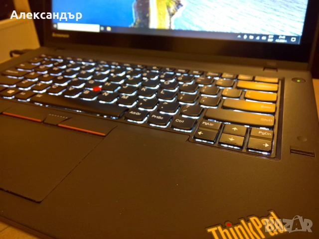 Тъчскрийн Lenovo ThinkPad T450, i5, 16GB RAM, Intel 2500 Pro SSD 180GB, снимка 7 - Лаптопи за работа - 53394082