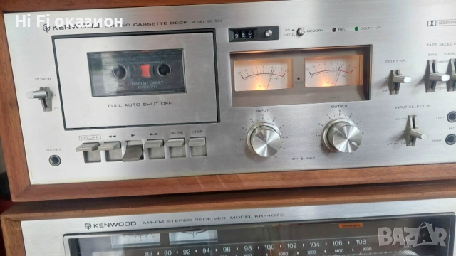 Стерео касетен дек KENWOOD KX-830 CASSETTE DECK, снимка 2 - Декове - 52873485