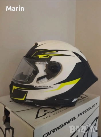  Нова каска Airoh GP550 S , снимка 7 - Аксесоари и консумативи - 53462981