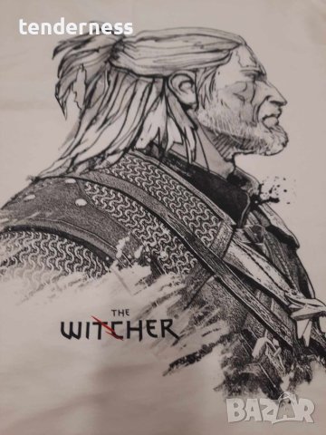 Две чисто нови мъжки, маркови тениски с етикетите, The Witcher, CROPP