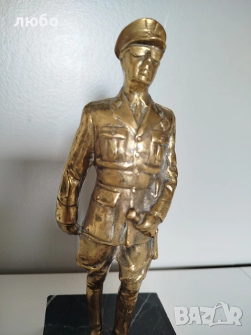 БРОНЗОВА СТАТУЯ-СКЛУПТУРА ФРАНКО , снимка 2 - Антикварни и старинни предмети - 53960063