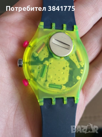 Vintage Swatch Watch Grand Prix SCJ101 1992 Chrono, снимка 4 - Мъжки - 53985275