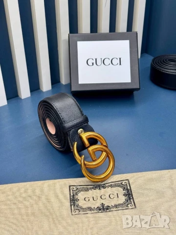 колани от естествена кожа в кутия gucci , снимка 2 - Колани - 50596308
