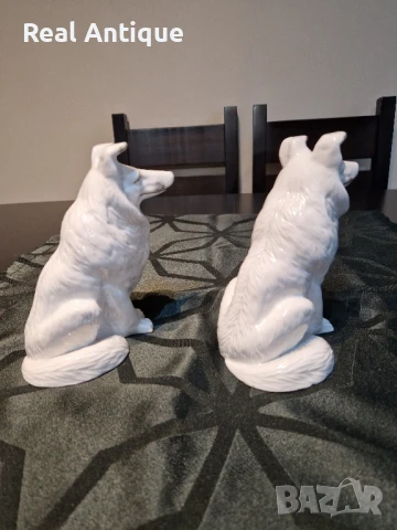 Чифт страхотни антикварни руски порцеланови фигури статуетки , снимка 7 - Статуетки - 50929964