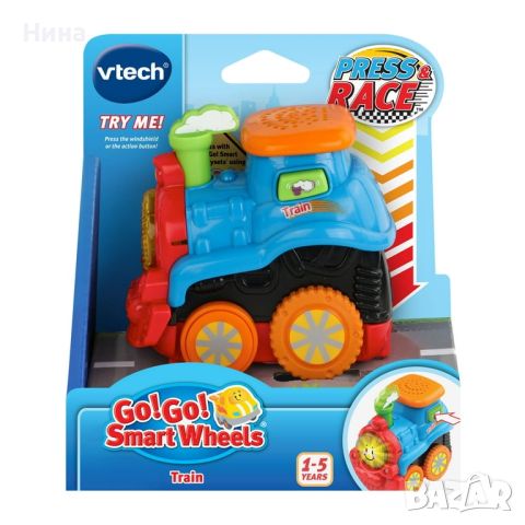 VTech Tut Tut Baby Flitzer, локомотив с музика и светлини , снимка 1 - Влакчета, самолети, хеликоптери - 45983902