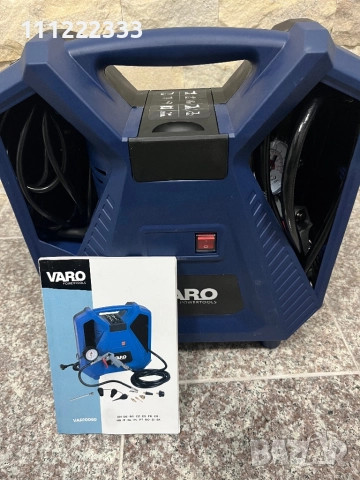 Компресор VARO 1100W / 8 bar / 180 l/min, снимка 3 - Компресори - 51911263