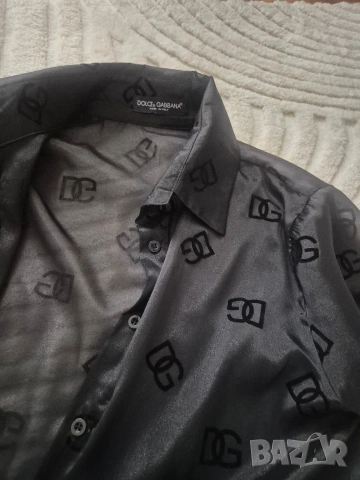 D&G риза с естествени пера M/L, снимка 6 - Ризи - 53399999