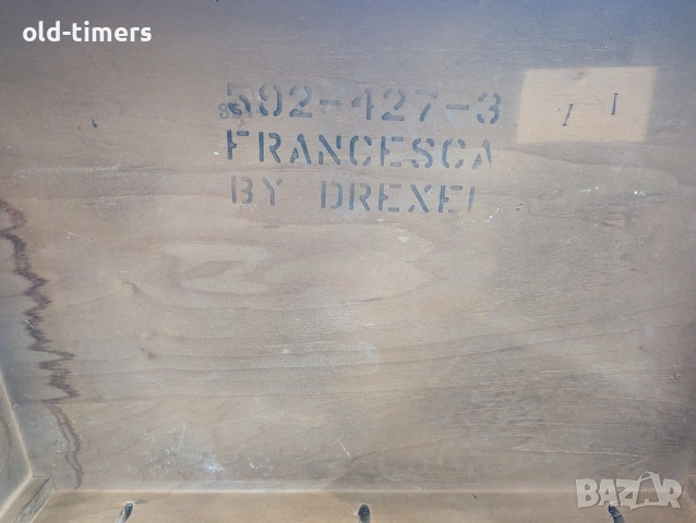 Рядък сет масички DREXEL (USA) – Колекция Francesca (1960-те), снимка 7 - Антикварни и старинни предмети - 53276574