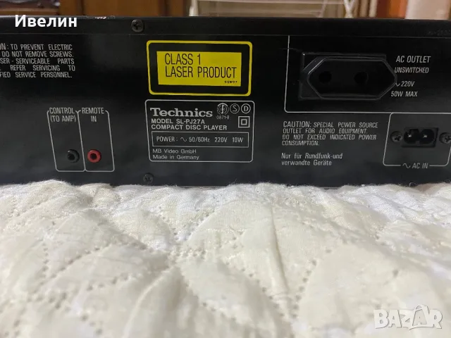 Cd player Technics , снимка 4 - Аудиосистеми - 48410441