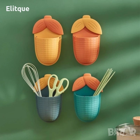 Практичен стенен органайзер за принадлежности във формата на царевица , снимка 4 - Други стоки за дома - 52905068