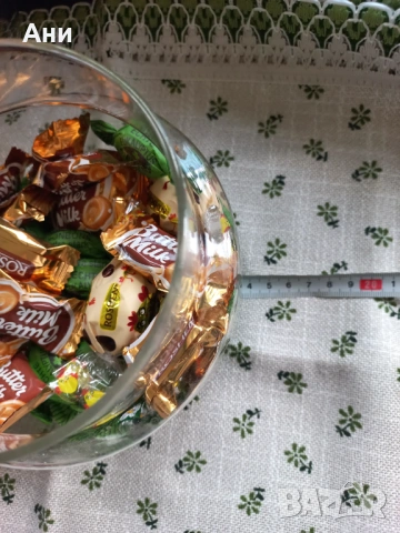 Бисквитиера от Йенско стъкло, снимка 5 - Прибори за хранене, готвене и сервиране - 54286482