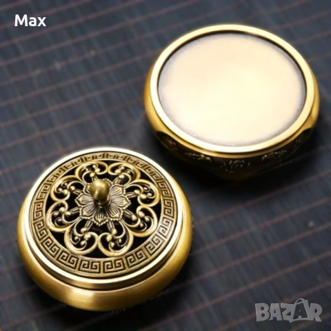 Голям и красив месингов кадилник с изискан външен вид от три части, снимка 2 - Декорация за дома - 52170221