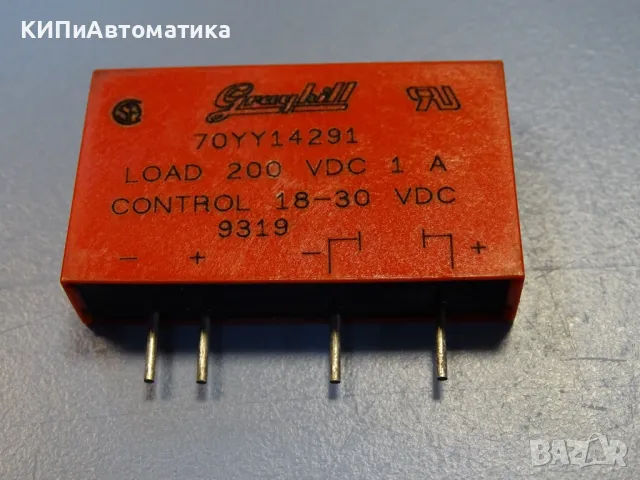 реле Grayhill Relay 70YY14291 Honeywell 51190516-402 Duffy Relay 200VAC, 18-30VDC, снимка 2 - Резервни части за машини - 49282774