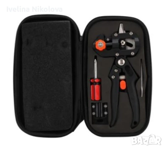 Градинска ножица за ашладисване, Приставки, Защитен механизъм - CASE20, снимка 3 - Градински инструменти - 51375760