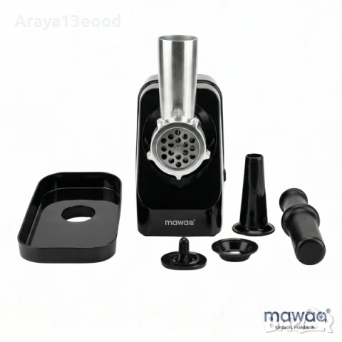 Електрическа месомелачка mawaa® с Reverse функция и приставка за наденици, снимка 7 - Месомелачки - 53735154