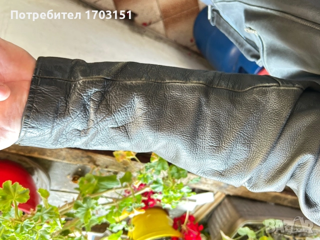 Кожено рокерско яке , снимка 3 - Якета - 52159461